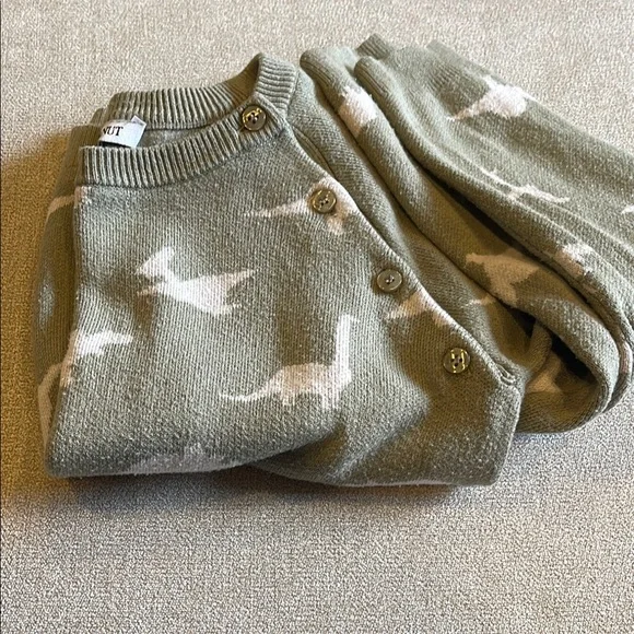 Posh Peanut “Buddy” Dinosaur Print Sweater - Picture 3 of 3
